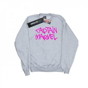 Marvel Boys Captain  Spray Tekst Sweatshirt