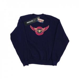 Marvel Boys Captain  Wings Patch-sweatshirt