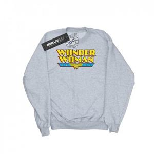 DC Comics Boys Wonder Woman tekstlogo sweatshirt