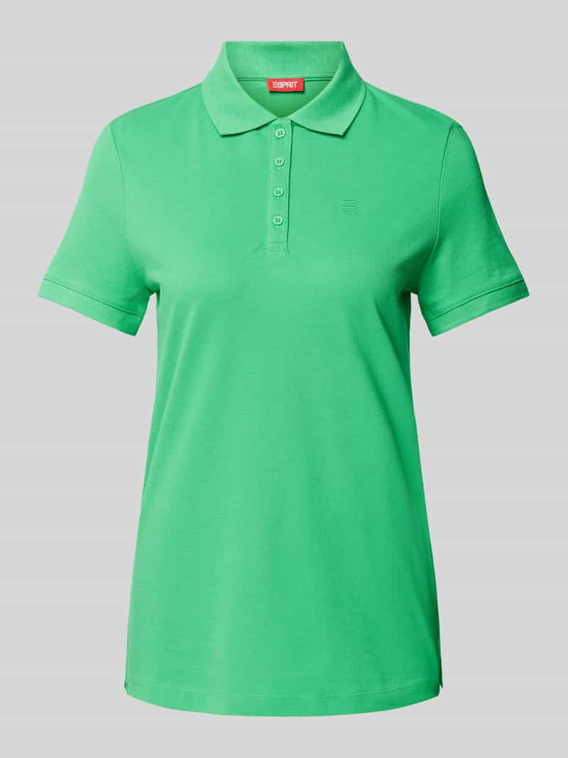 Esprit Poloshirt in effen design