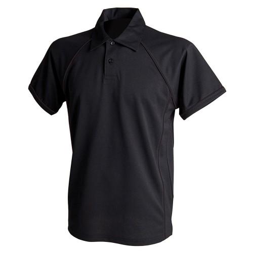 Finden & Hales herenpoloshirt met leidingen