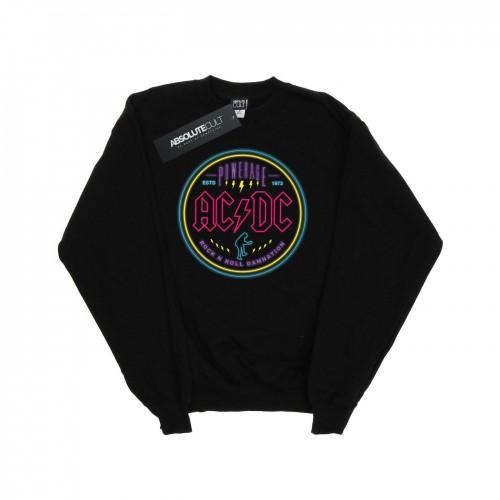 AC/DC Circle neon-sweatshirt voor meisjes