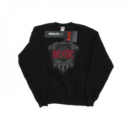 AC/DC meisjes zwart ijs met rood sweatshirt