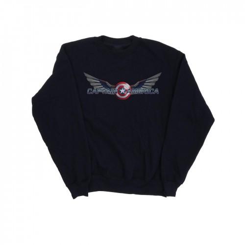 Marvel Girls Falcon en de Winter Soldier Captain America-logo sweatshirt