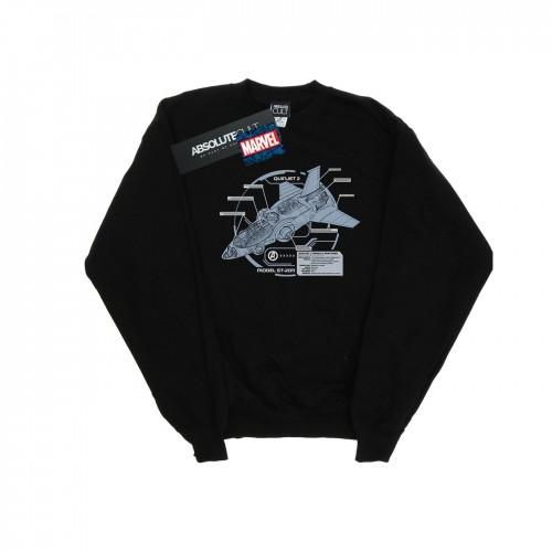 Marvel Girls The Avengers Quinjet Breakdown-sweatshirt