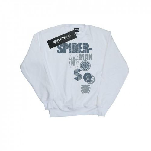 Marvel Girls Spider-Man badges-sweatshirt