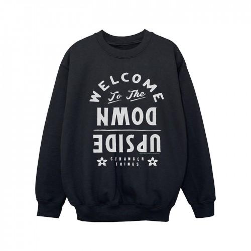 Pertemba FR - Apparel Netflix Girls Stranger Things Welkom bij het omgekeerde sweatshirt