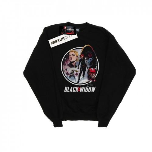 Marvel Girls Black Widow Movie Vintage Cirkel Sweatshirt