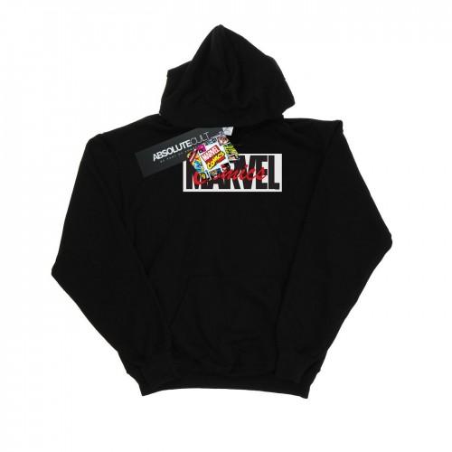 Marvel hoodie met rood lettertypelogo voor meisjes