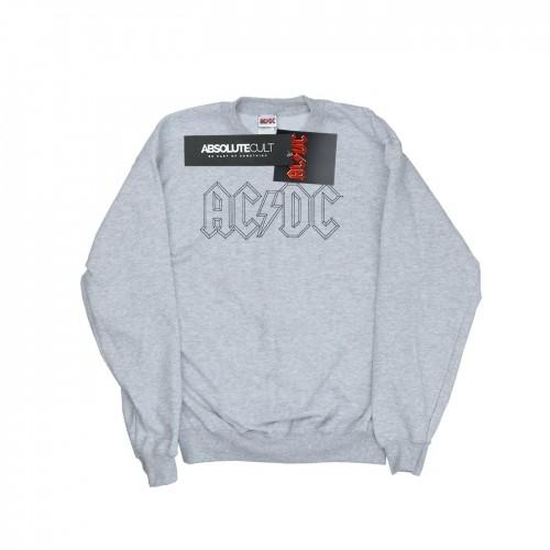 AC/DC Sweatshirt met zwart omtreklogo voor jongens