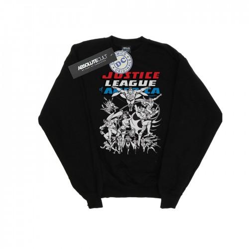 DC Comics Boys Justice League Mono Action Pose-sweatshirt