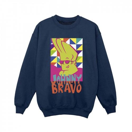 Pertemba FR - Apparel Johnny Bravo Boys Multi Driehoeken Pop Art Sweatshirt