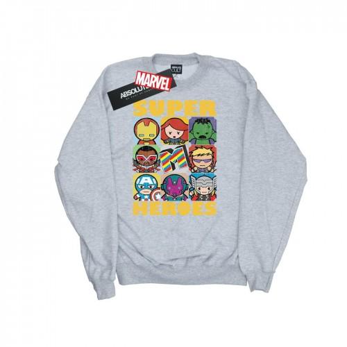 Marvel Boys Kawaii Super Heroes-sweatshirt