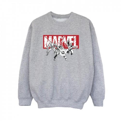 Marvel Boys Comics Hero Group-sweatshirt