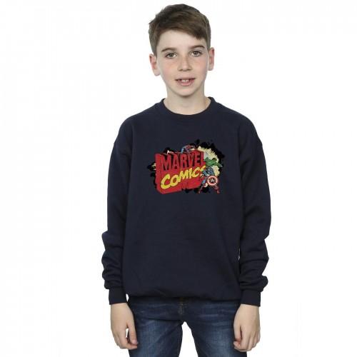 Marvel Boys Comics Big M-sweatshirt