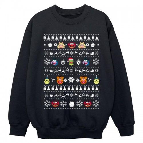 Disney Boys Muppets kersthoofden sweatshirt