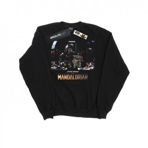 Star Wars Boys The Mandalorian Child On Board Sweatshirt