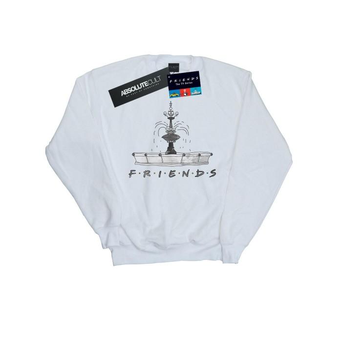 Friends Vrienden jongens fontein schets Sweatshirt