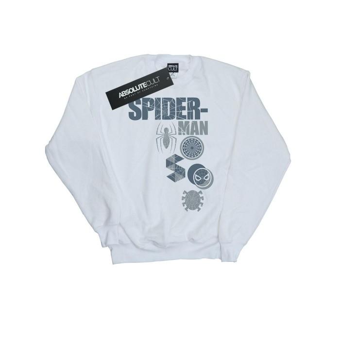 Marvel jongens Spider-Man badges sweatshirt