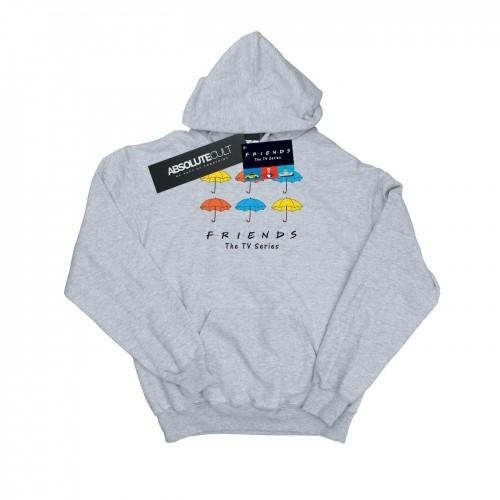 Friends Vrienden jongens gekleurde paraplu's hoodie