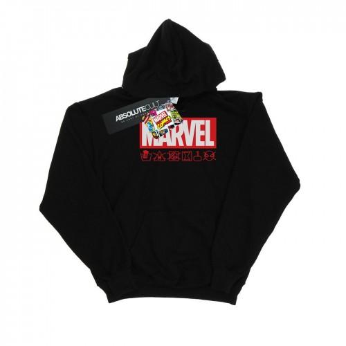 Marvel Boys Logo Wash Care-hoodie