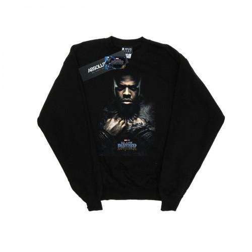 Marvel Boys Black Panther MÂ´Baku Poster-sweatshirt