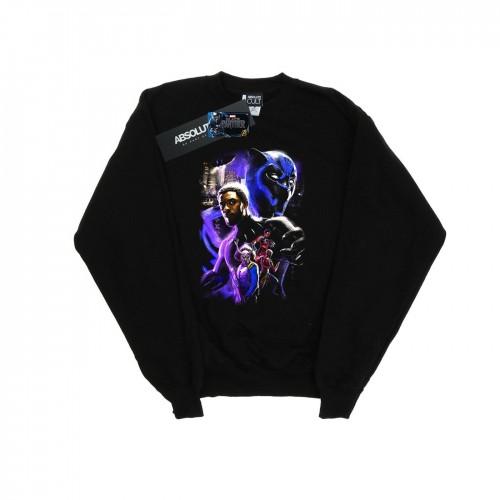 Marvel Boys Black Panther Character Montage Sweatshirt