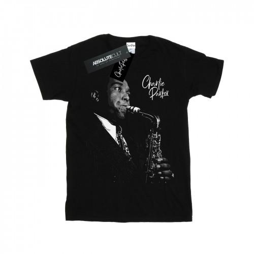 Pertemba FR - Apparel Charlie Parker jongens spelen saxofoon T-shirt