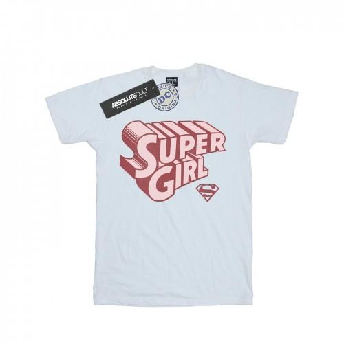 DC Comics jongens Supergirl retro logo T-shirt