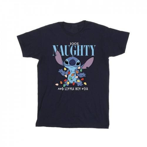 Disney meisjes Lilo & Stitch Naughty & Nice katoenen T-shirt