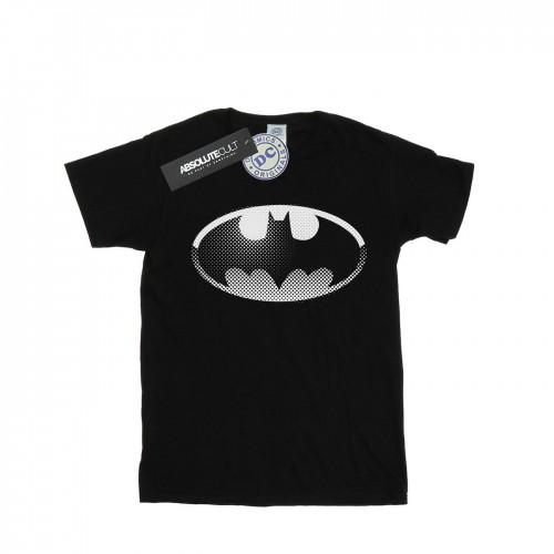 DC Comics katoenen T-shirt met Batman Spot-logo voor meisjes