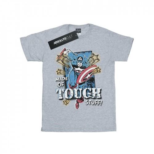 Marvel Girls Captain America gemaakt van stoer katoenen T-shirt