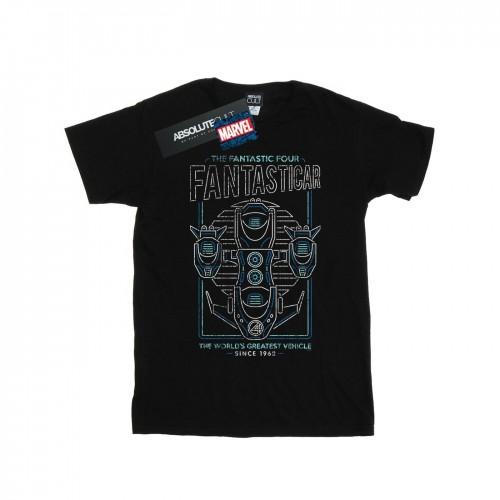 Marvel Girls Fantastic Four Fantasticar neon katoenen T-shirt