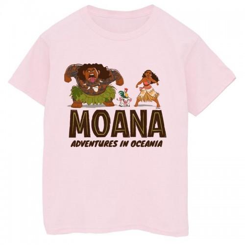 Disney Girls Moana Adventures in Oceania Cotton T-Shirt