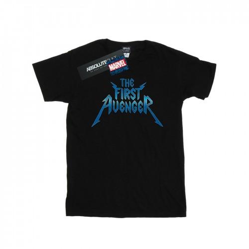 Marvel Girls het eerste katoenen T-shirt met metalen logo van Avenger