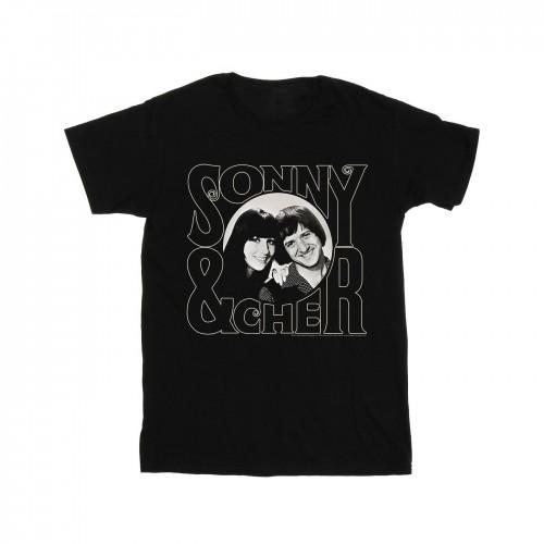 Pertemba FR - Apparel Sonny & Cher meisjes cirkelfoto katoenen T-shirt