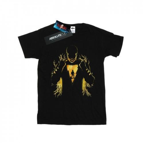 DC Comics meisjes Shazam Lightning silhouet katoenen T-shirt