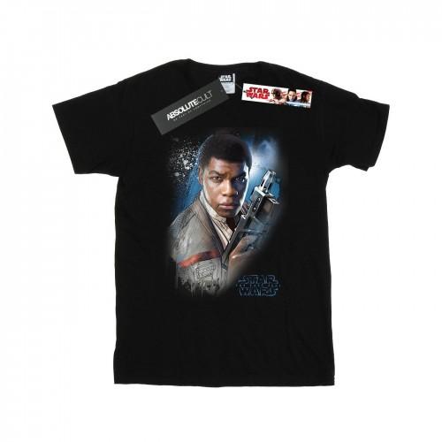 Star Wars Girls The Last Jedi Finn geborsteld katoenen T-shirt