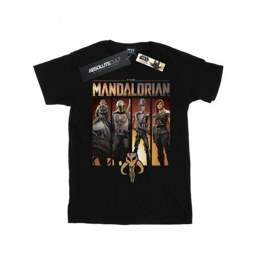 Star Wars Girls The Mandalorian Character Lineup katoenen T-shirt