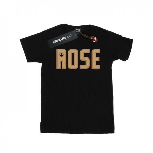 Star Wars Girls The Rise Of Skywalker Rose tekstlogo katoenen T-shirt