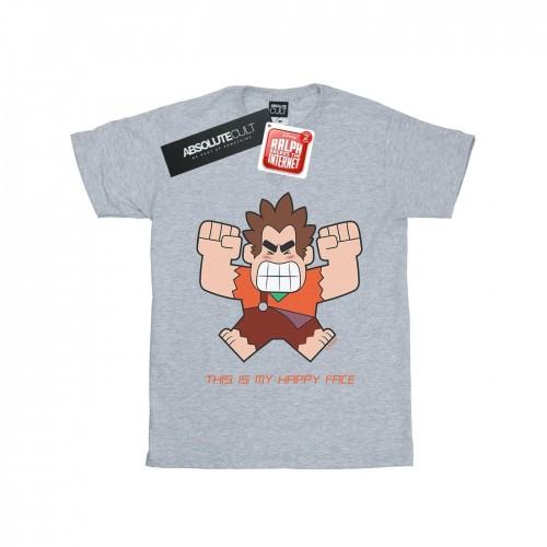 Disney meisjes Wreck It Ralph Happy Face katoenen T-shirt