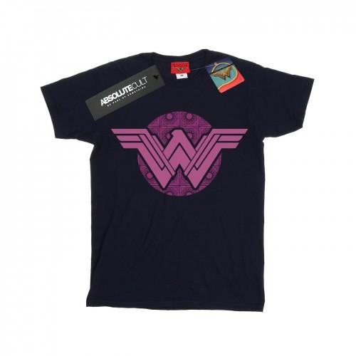 DC Comics Girls Wonder Woman roze mozaïek katoenen T-shirt