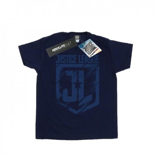 DC Comics Katoenen T-shirt met  Justice League Movie Indigo-logo voor meisjes