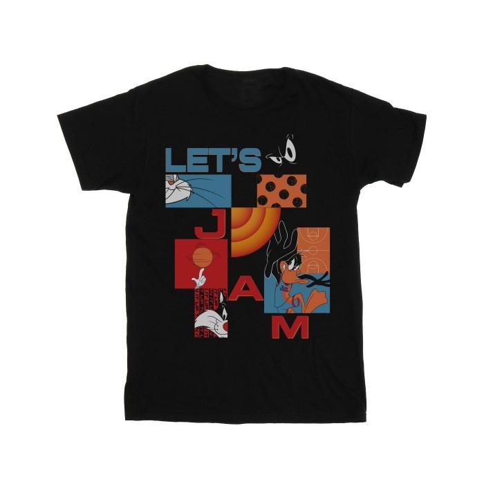 Pertemba FR - Apparel Space Jam: Een nieuw Legacy Jam Boxes Alt-katoenen T-shirt voor meisjes