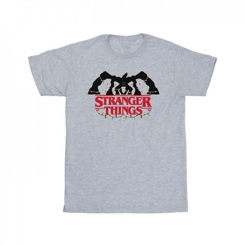 Pertemba FR - Apparel Netflix Boys Stranger Things Demogorgon kerstverlichting T-shirt