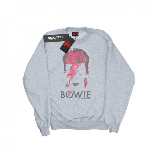 David Bowie Heren Aladdin Sane Distressed Sweatshirt