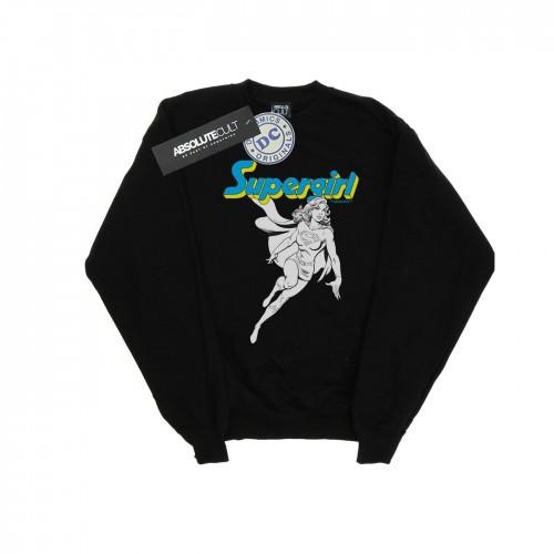 DC Comics Supergirl Mono Action Pose-sweatshirt voor heren