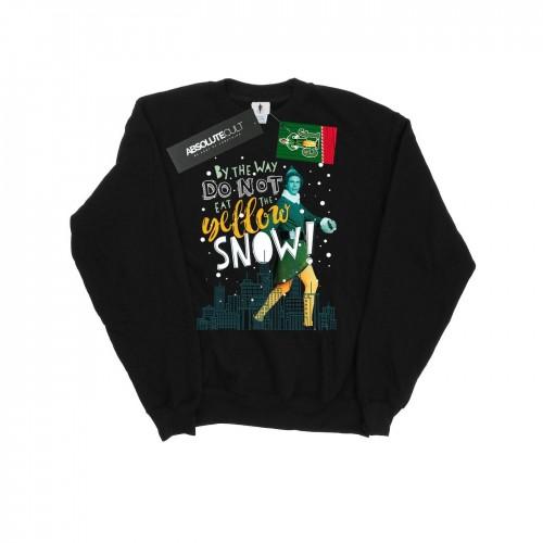 Elf heren geel sneeuwsweatshirt