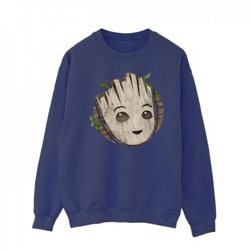 Marvel Heren I Am Groot Houten Hoofd Sweatshirt