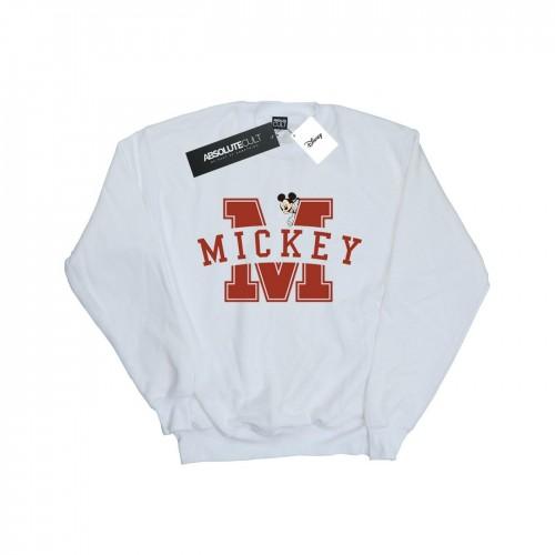 Disney Heren Mickey Mouse Letter Peak Sweatshirt